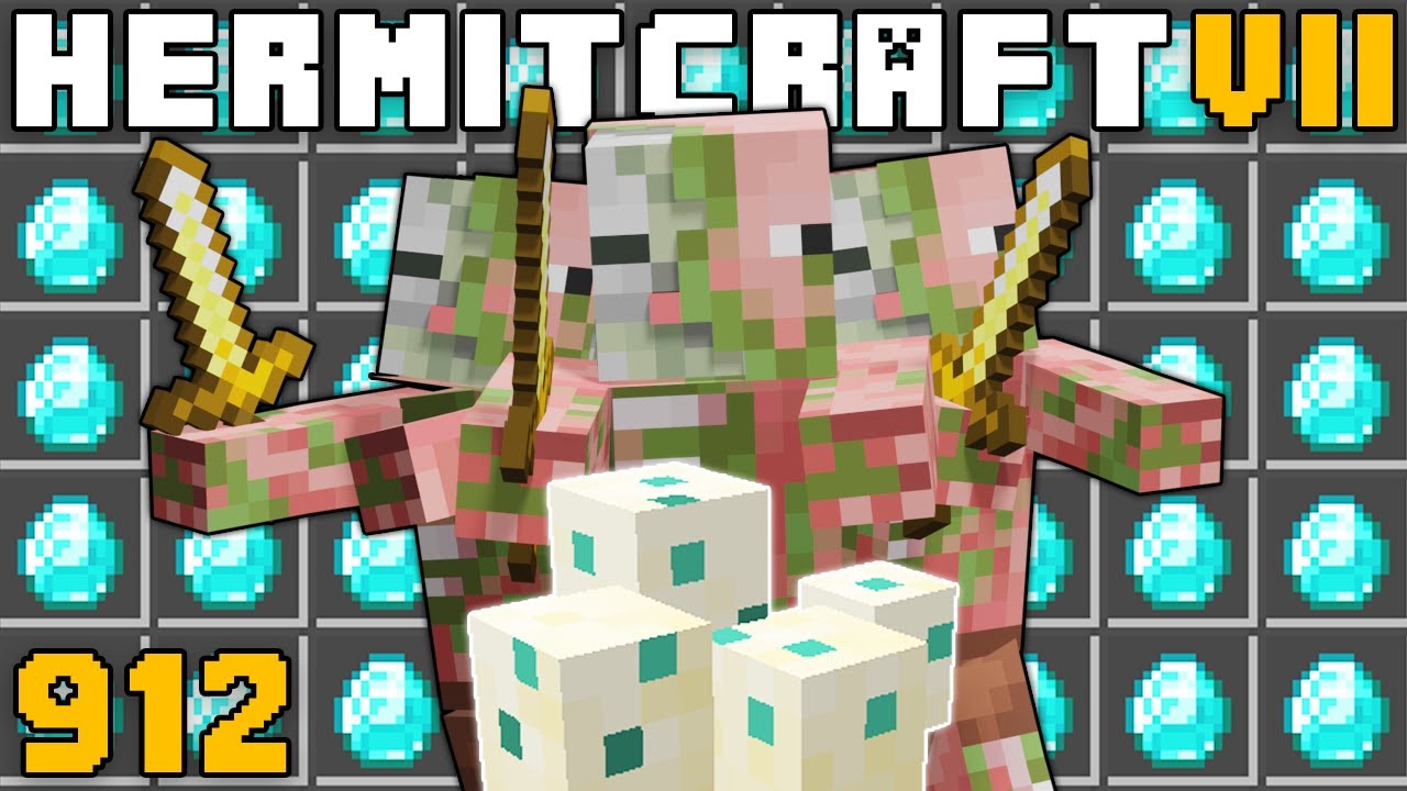 Hermitcraft VII 912 Concrete Profits & Turtle Power Portal Protection