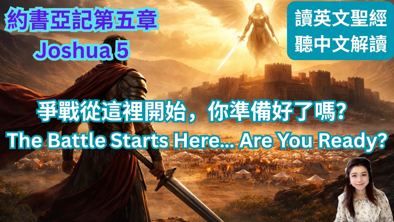 真正的征戰是什麼？｜約書亞記第五章深度解經 What Is the Real Battle? | 约书亚记 Chapter 5 #約書亞記 #約書亞記第五章#JoshuaChapter5 #屬靈征戰