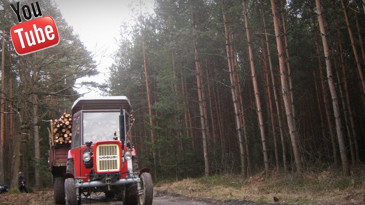 ☆ Zwózka drzewa ☆ Ursus C-330 POWER ☆ Agro Łódzkie㋡