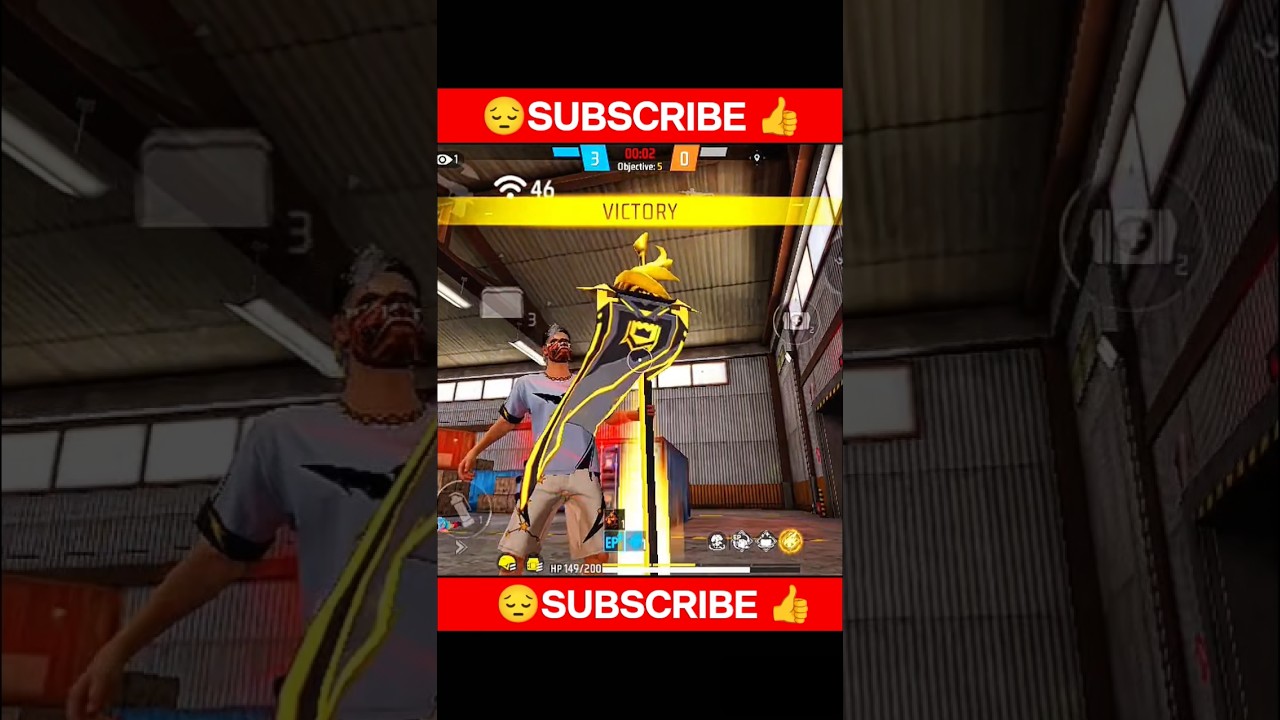 😔FREE FIRE PAIN SONG SHORT 💔