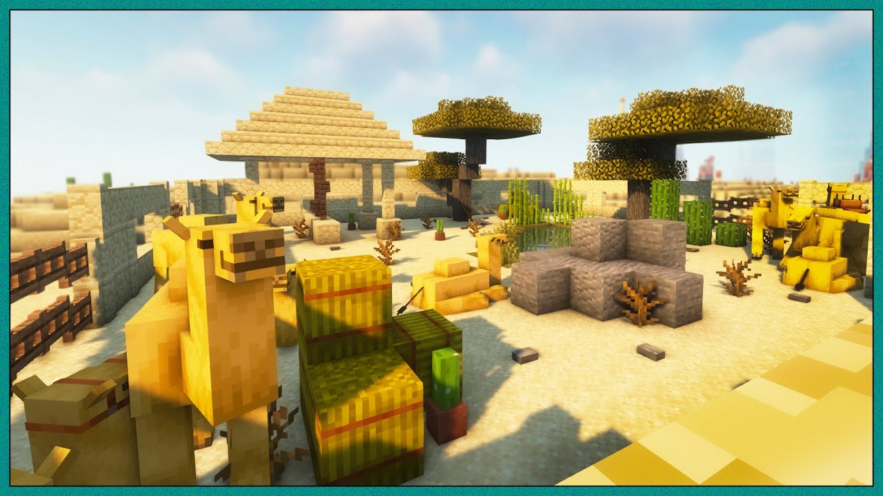 🐪 How to Build a Camel Stable/Habitat in Minecraft 1.21!