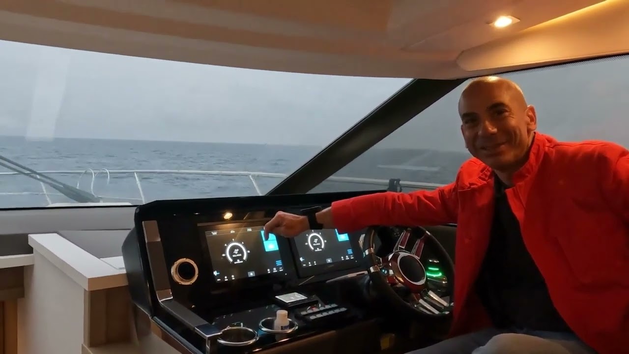 Seakeeper Seetest auf der Prestige 590S: Rollreduzierung Stabilität und Komfort des Bootes in Aktion