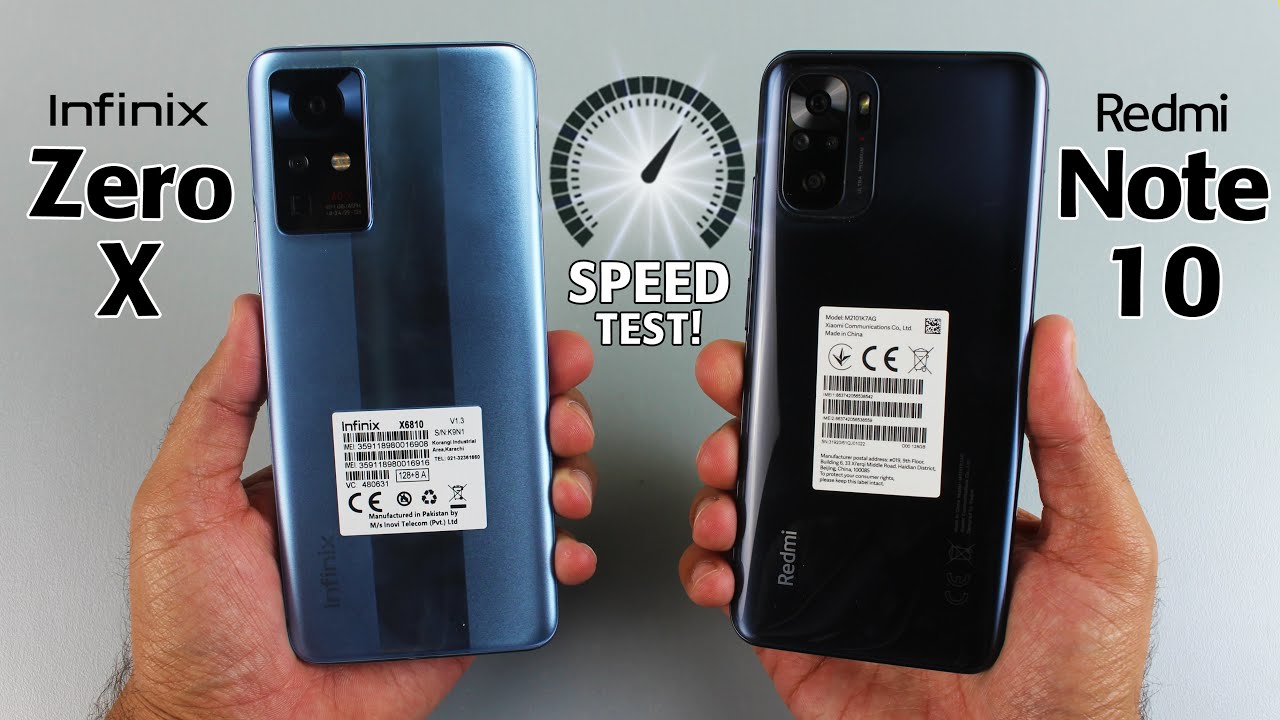 infinix Zero X Neo vs Redmi Note 10 Speed Test!