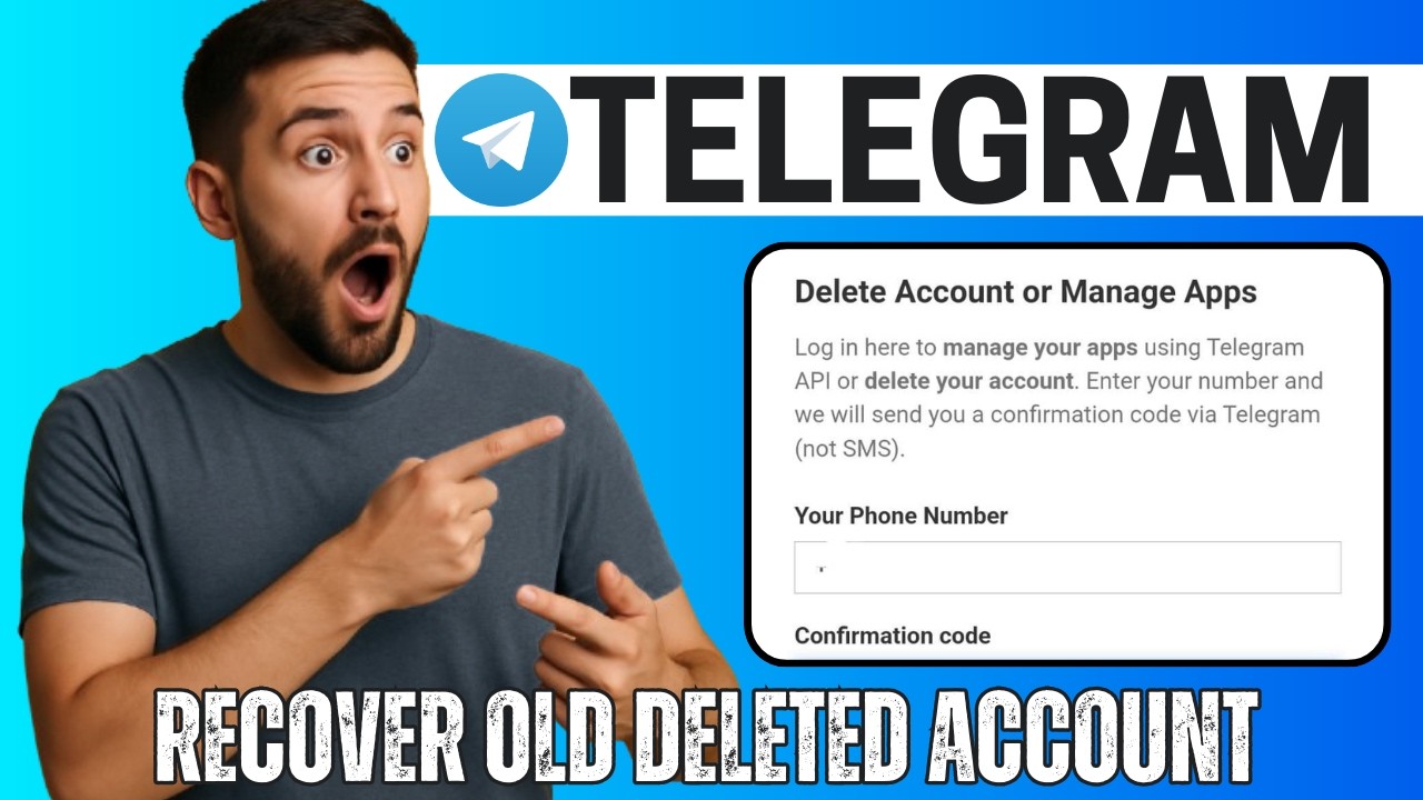 How to Recover Old Deleted Telegram Account (2026)