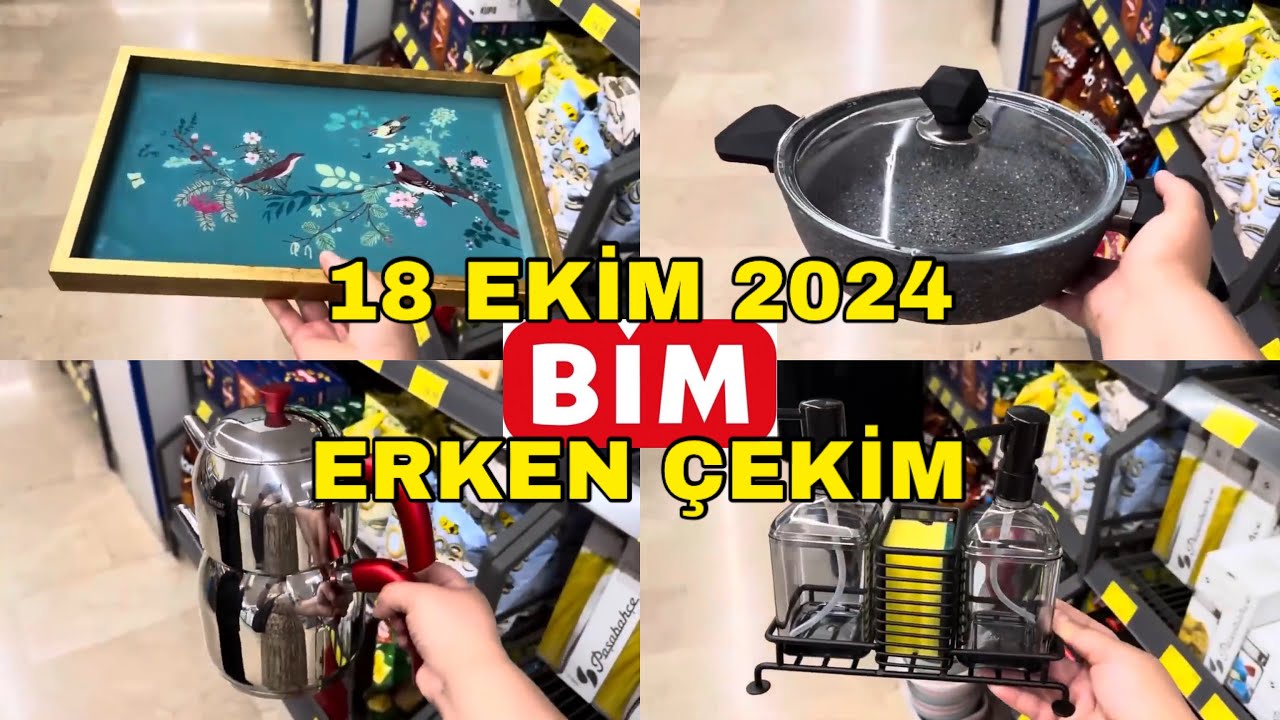 BİM 18 EKİM 2024 CUMA 🤩 BİM BU HAFTA YIKILIYOR YEPYENİ ŞAHANE ÜRÜNLER GELİYOR 🥳 BİM İNDİRİMLERİ 😱