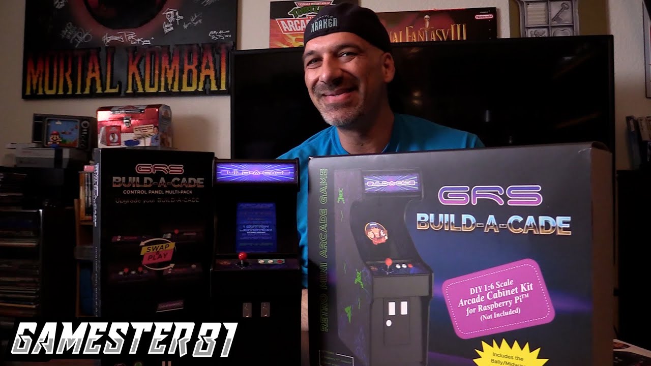 Обзор нового мини-аркадного автомата GRS Build-A-Cade 1:6 — Gamester81