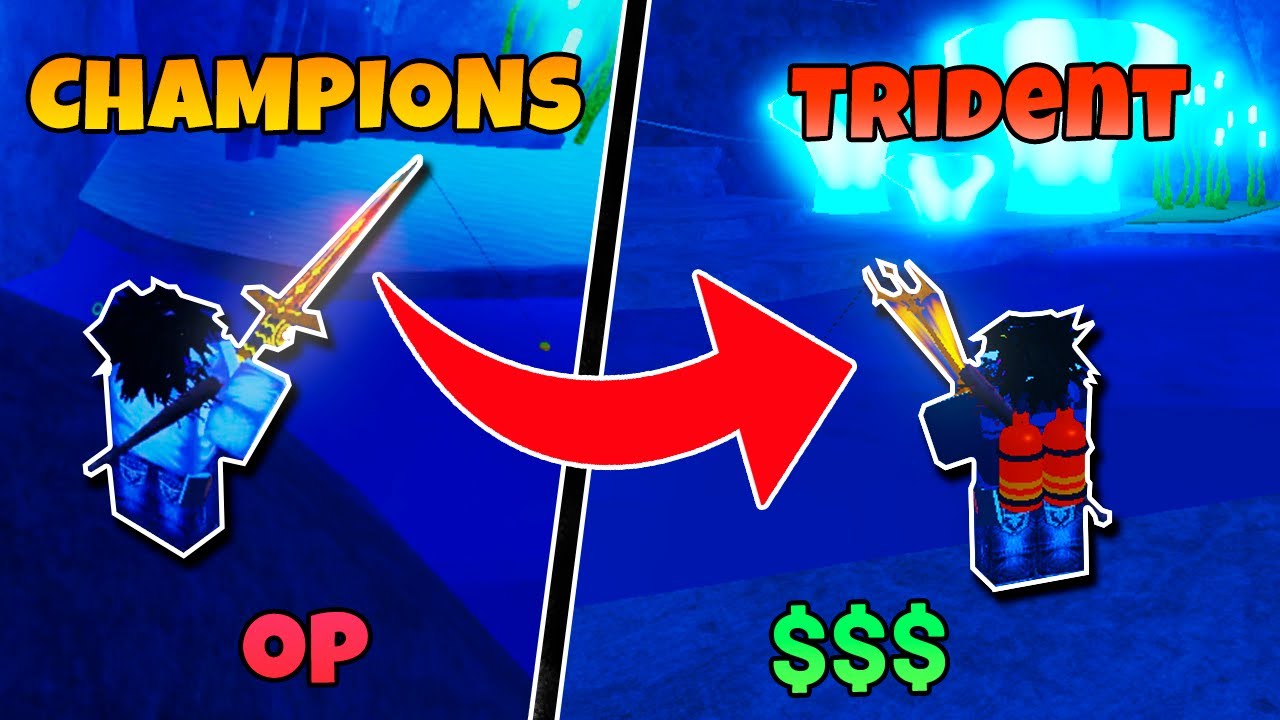 I got CHAMPIONS and TRIDENT ROD to see which one is the BEST - Fisch (Roblox)