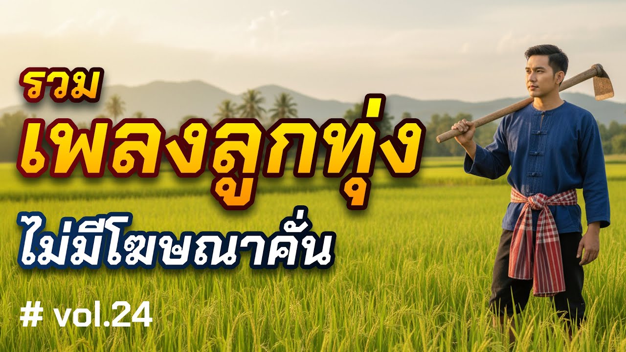 รวมเพลงลูกทุ่งช้าๆ Vol.24 | เพลงอีสานฟังสบาย ฟังเพลินต่อเนื่อง ไม่มีโฆษณา
