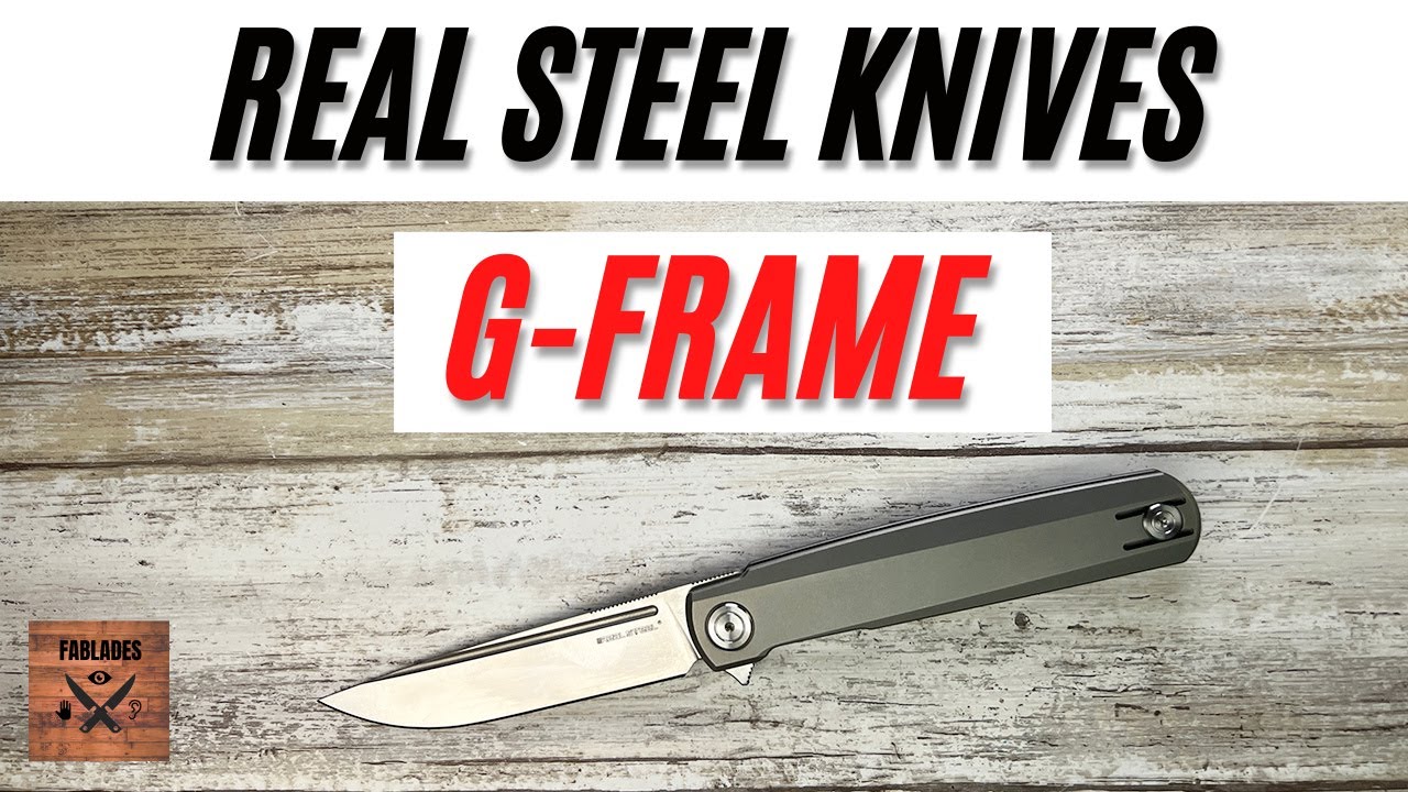 Real Steel G-Frame Pocketknife. Fablades Full Review
