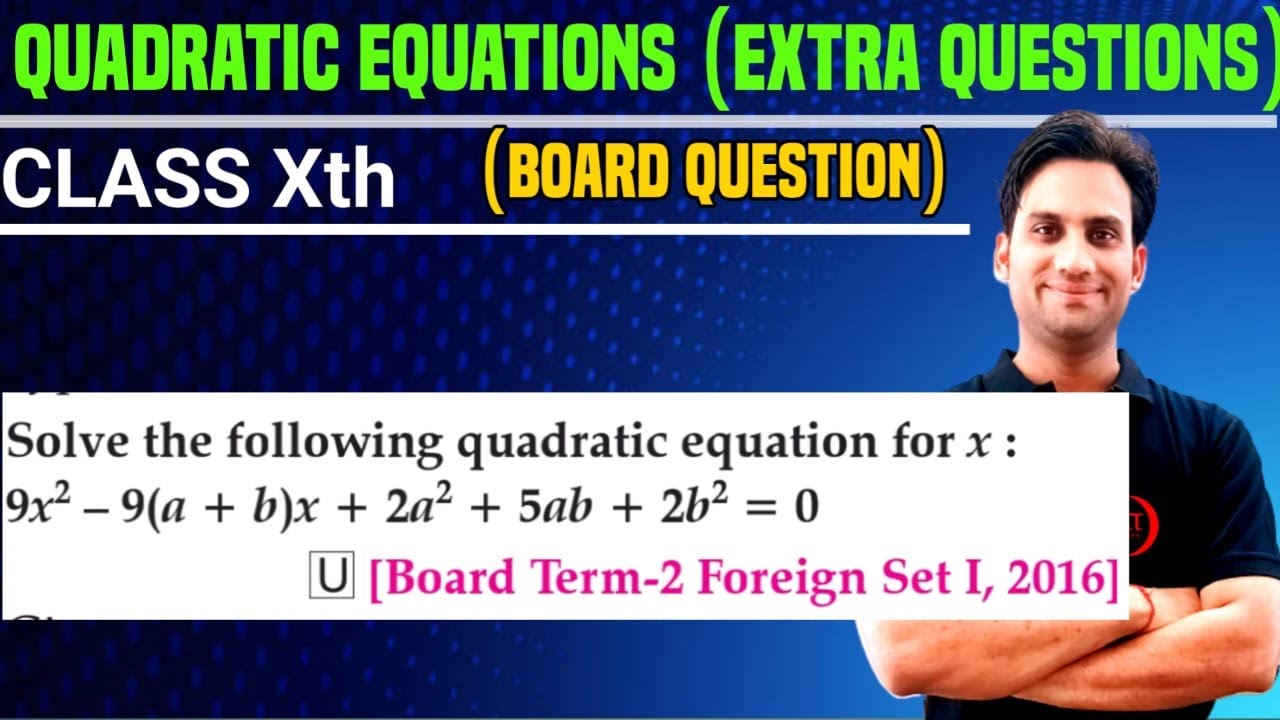Solve the following quadratic equation for x : 9x^2 - 9(a+b)x + 2a^2 + 5ab + 2b^2 = 0.