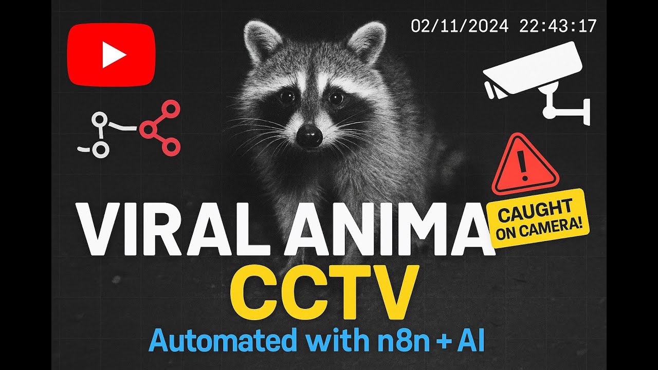 Viral Animal CCTV Workflow with n8n + AI