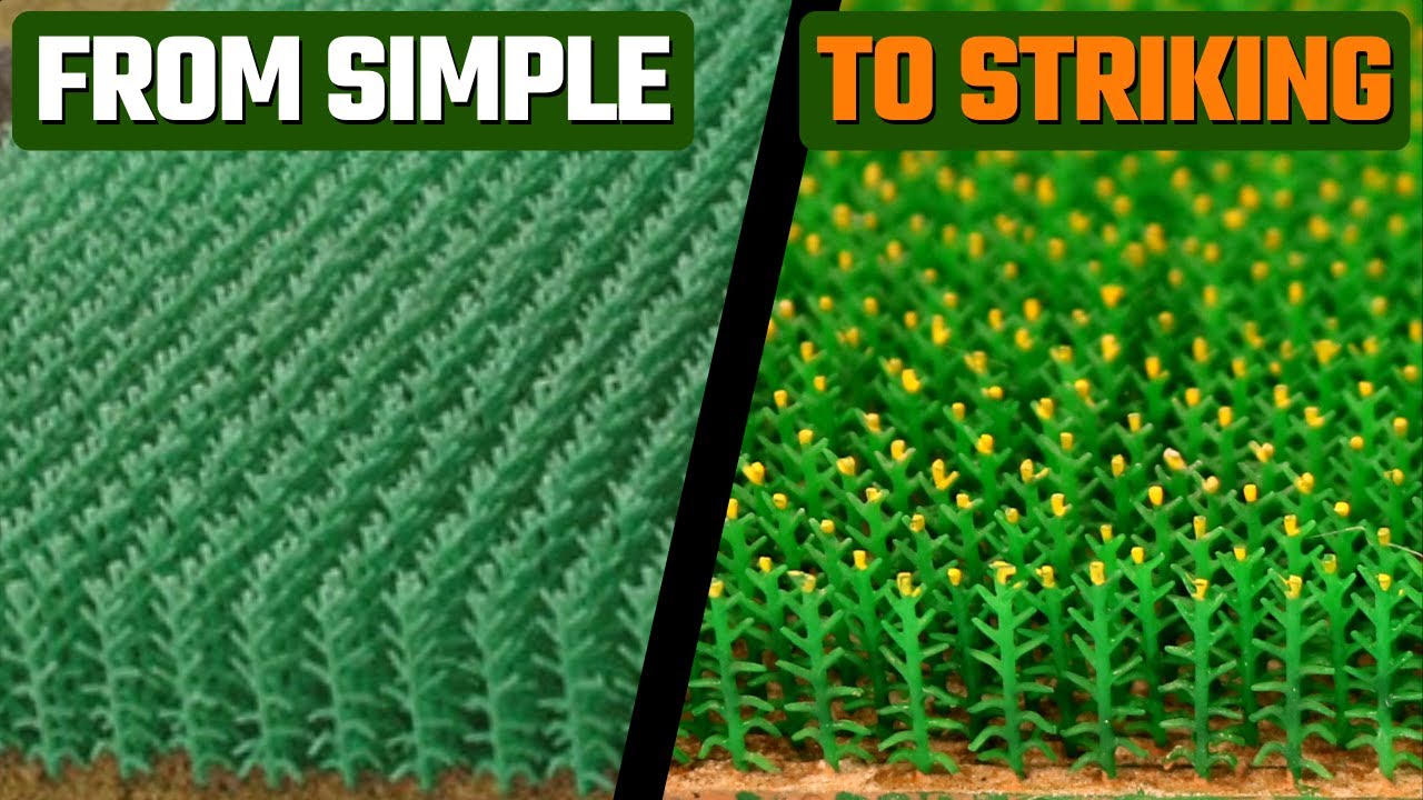 Create a Realistic Cornfield for Your Model Railroad Layout
