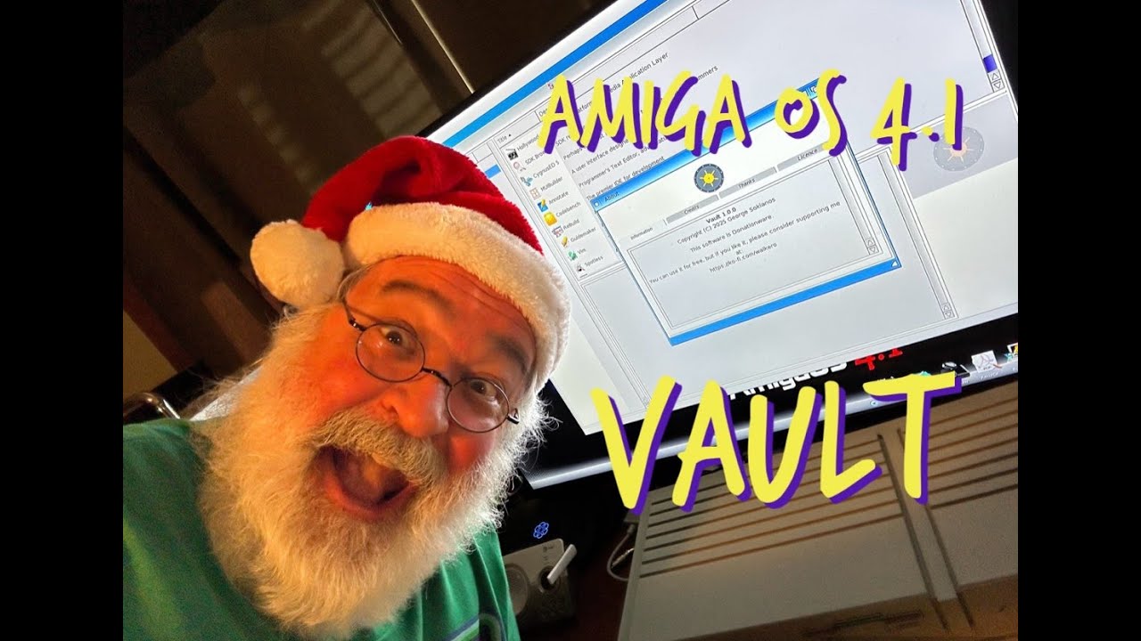 Amiga OS 4 - VAULT - приложение, похожее на магазин приложений Amiga OS - AmigaOne X5000 Next Gen...