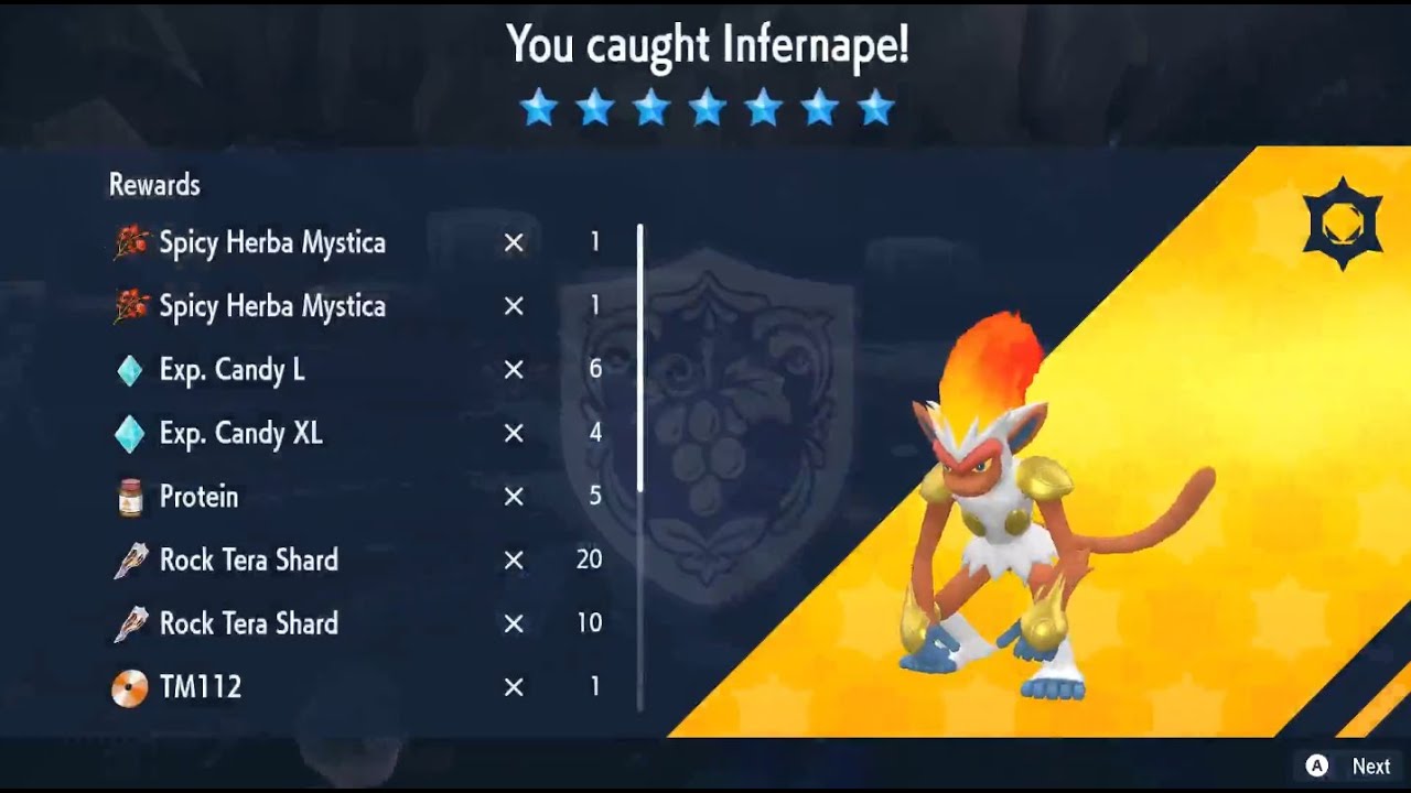 Infernape 7 Star Raid - 