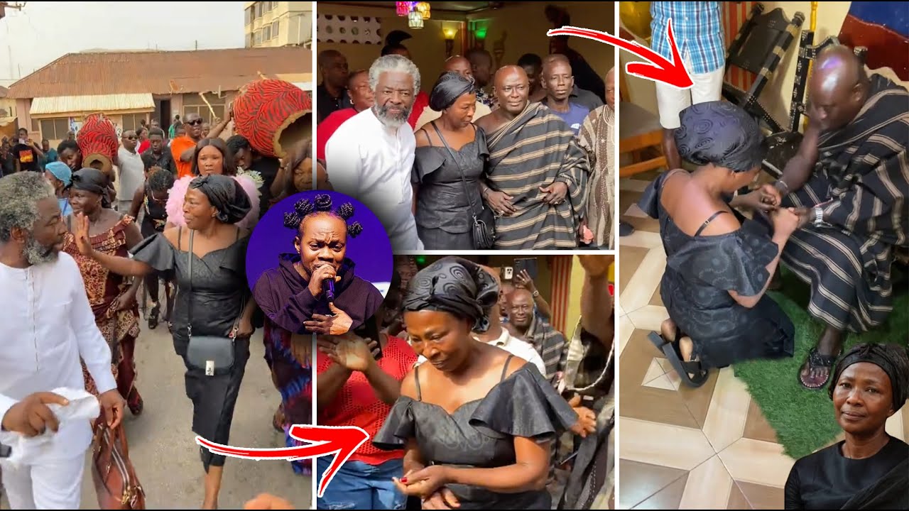 Finally; Late Daddy Lumba's Wife Akosua Serwaa paid visit to her Hometown / Legal Wife