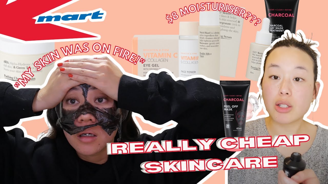 WE USED KMART ONLY SKINCARE PRODUCTS FOR ONE WEEK 😳 LET'S TALK...