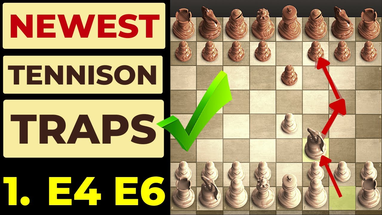 Coolest Tennisson Gambit Traps to Destroy e6 (Anti-French Defense) 👁️👁️