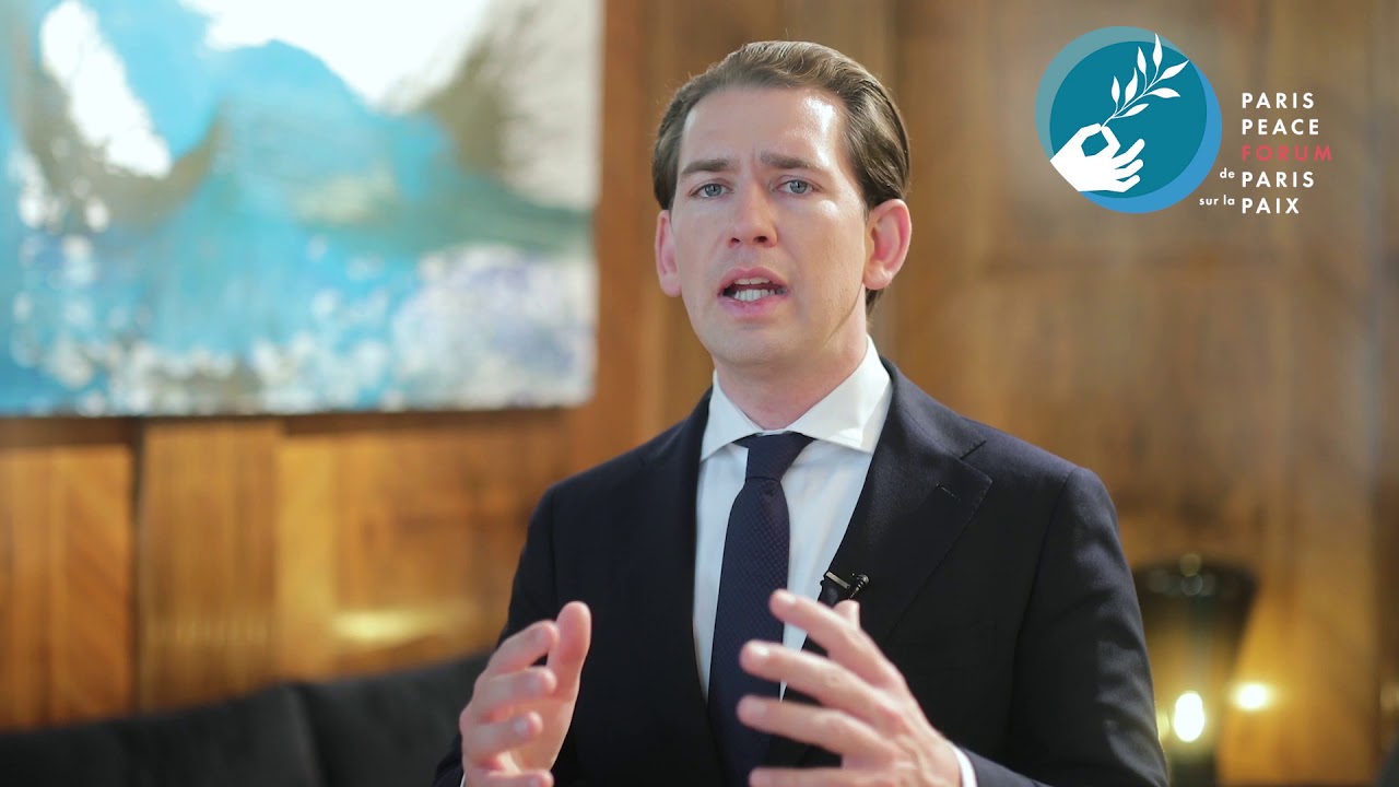 Sebastian Kurz, Federal Chancellor of the Republic of Austria - Paris Peace Forum