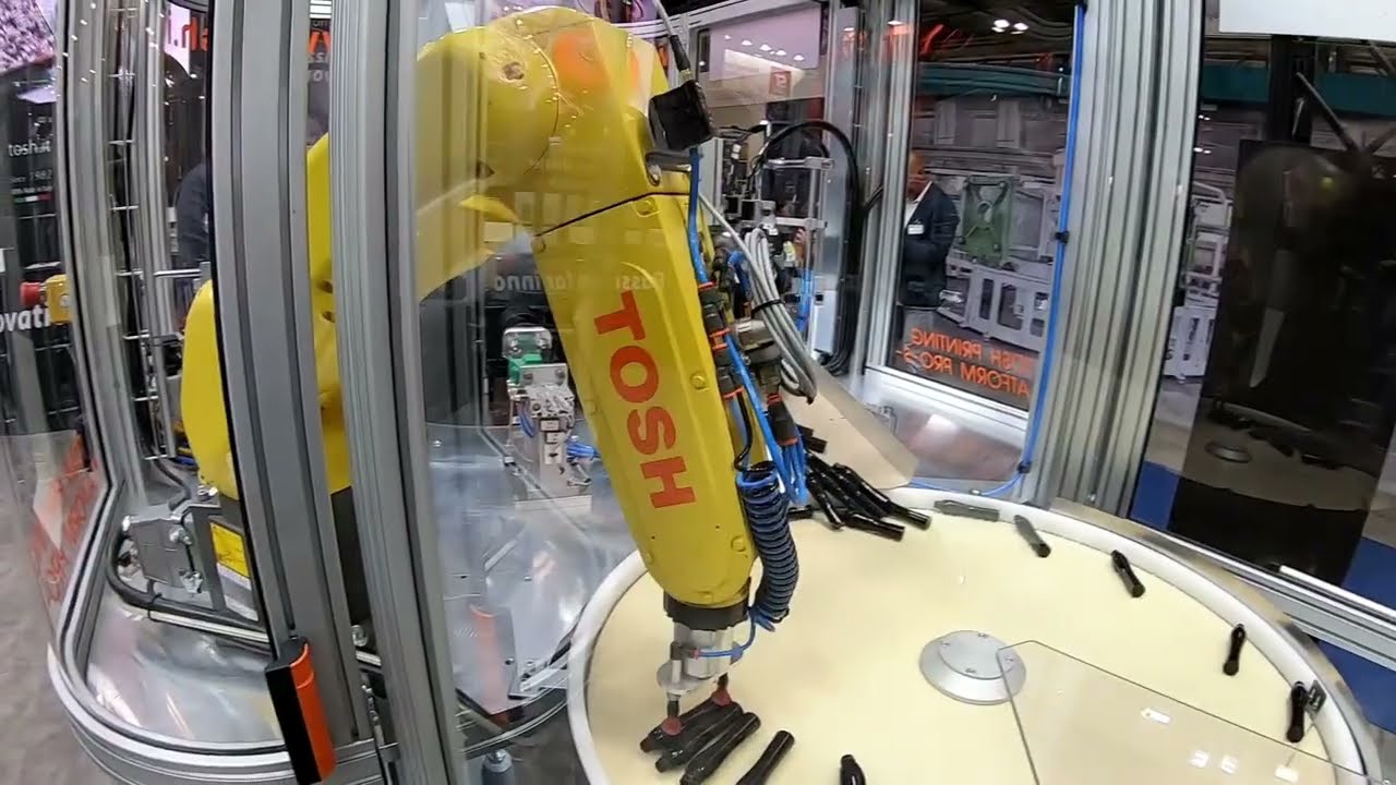 TOSH Platform S PRO zrobotyzowana - elektryczna linia produkcyjna TAMPONIARKA