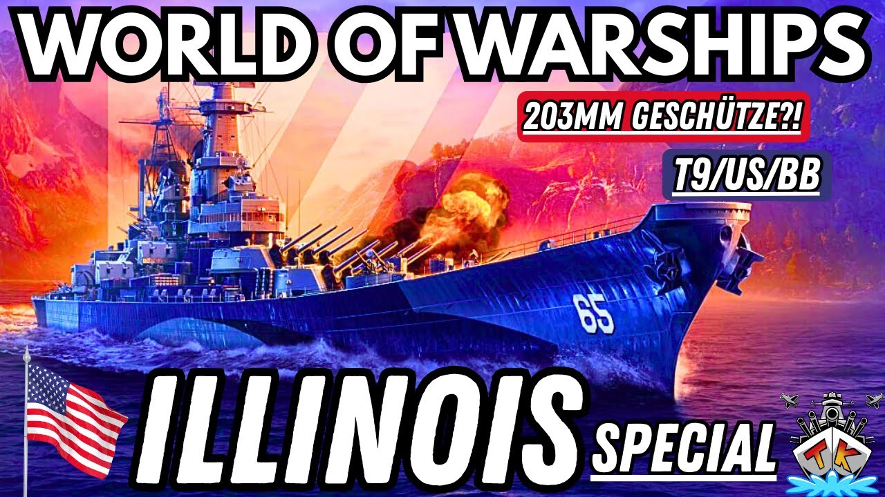 🔥 Illinois - Das 203MM Schlachtschiff 💣💥 | ⚓ World of Warships 🚢