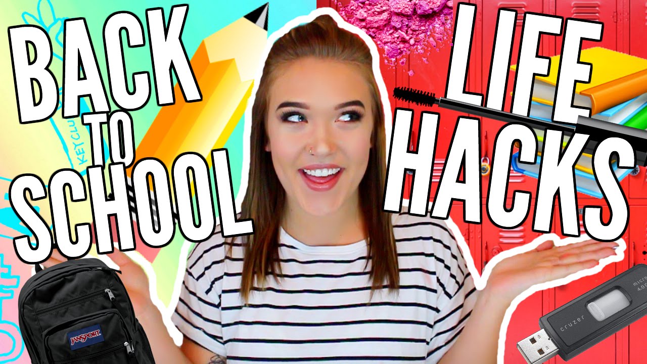 LIFE HACKS YOU NEED FOR BACK TO SCHOOL! | Cicily Boone