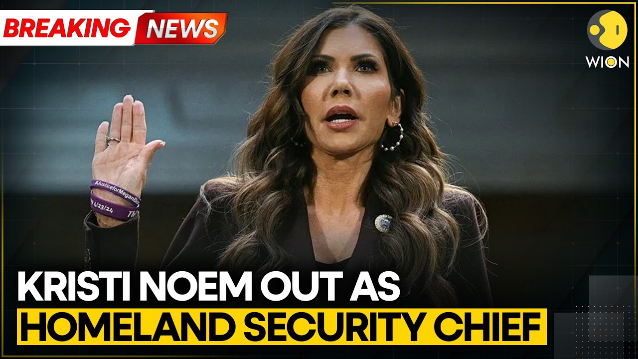 USA: Trump Removes Kristi Noem As US Homeland Security Chief | WION