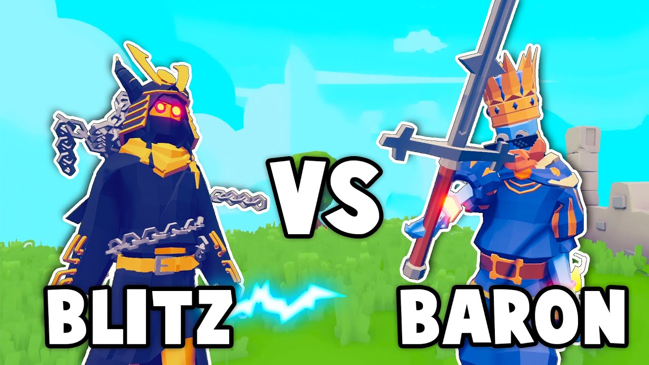 TABS MULTIPLAYER! - Baron Vs. Blitz in the BEST BATTLES EVER - Totally Accurate Battle Simulator
