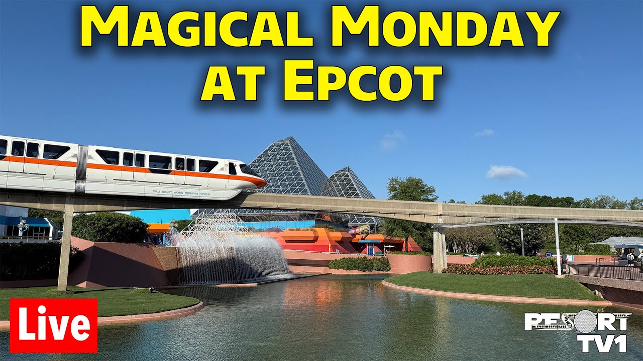🔴Live: Magical Monday at Epcot - Pluto's Pumpkin Scavenger Hunt - Disney World Live Stream -10-20-25