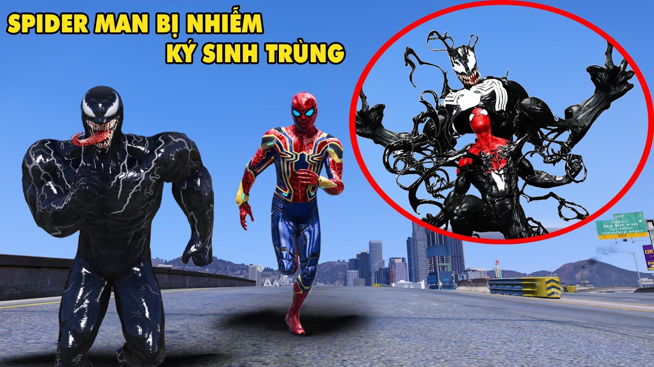GTA 5 KÝ SINH TRÙNG VENOM Ký Sinh Vào Cơ Thể SPIDER-MAN Kết Hợp Lại Thành Một SPIDER-MAN VENOM MK2