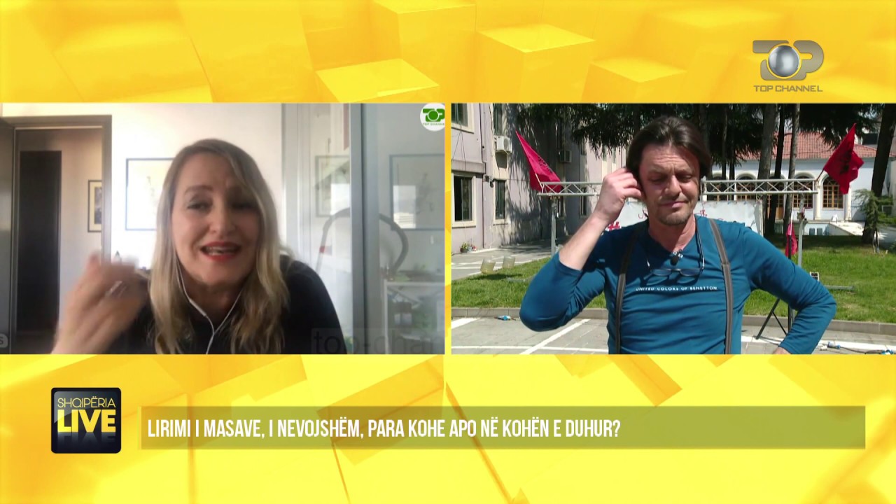 Debat i ashp&euml;r n&euml; studio mes Neritan Licaj dhe Delina Fico - Shqip&euml;ria Live, 13 Prill 2020
