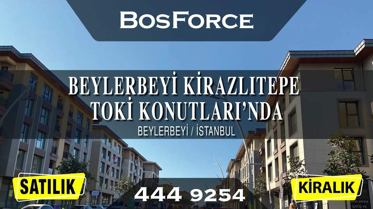 KİRAZLITEPE TOKİ KONUTLARINDA SATILIK DAİRE