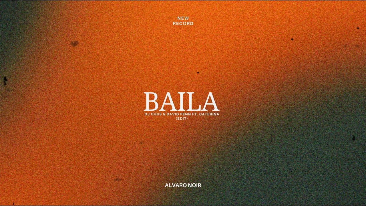 Dj Chus & David Penn Ft. Caterina - Baila (Alvaro Noir EDIT) | Ethnica Crew