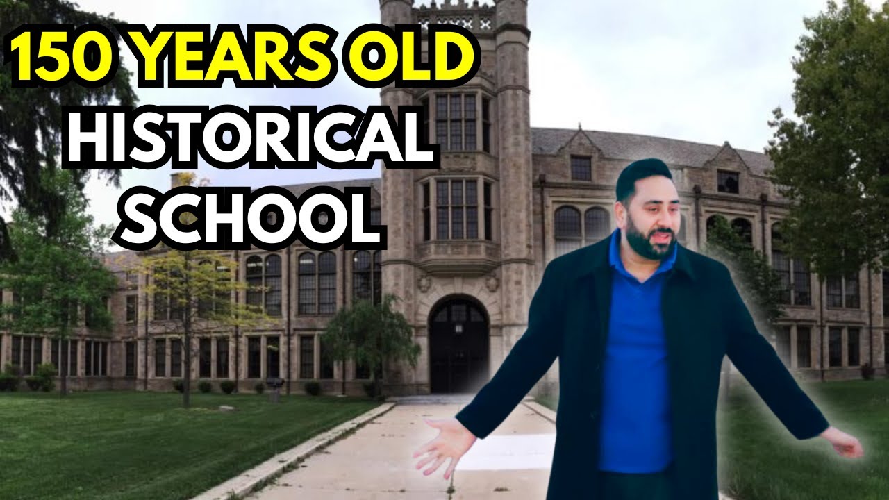 Visited Dearborn High School Michigan USA | An Old Historical Building | Yasir On Air