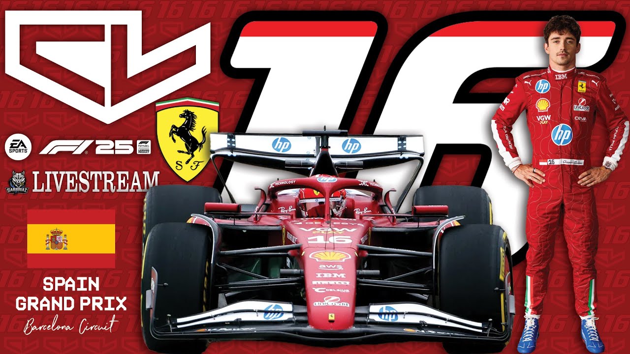 BARCELONA, FAVORITE TRACK! - F1 25 LECLERC CAREER - AI 110 | 100% RACE