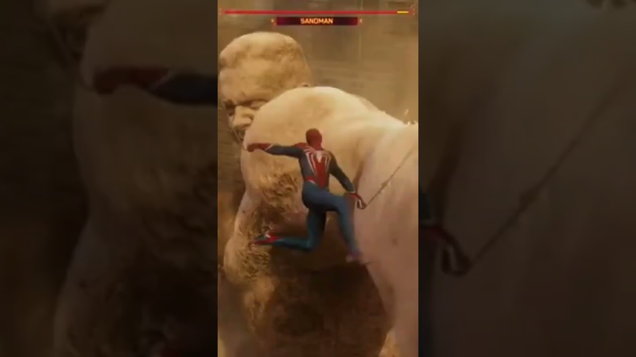 spiderman vs Sandman