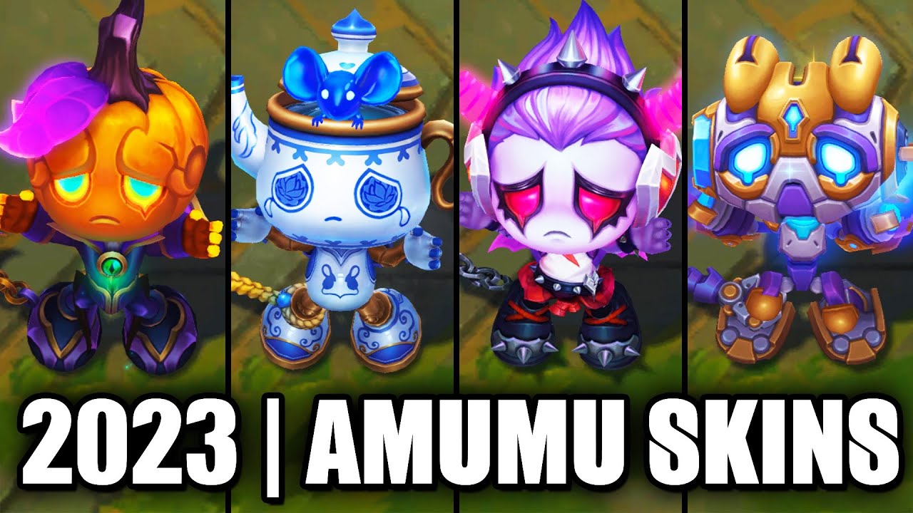 ALL AMUMU SKINS SPOTLIGHT 2023 | League of Legends