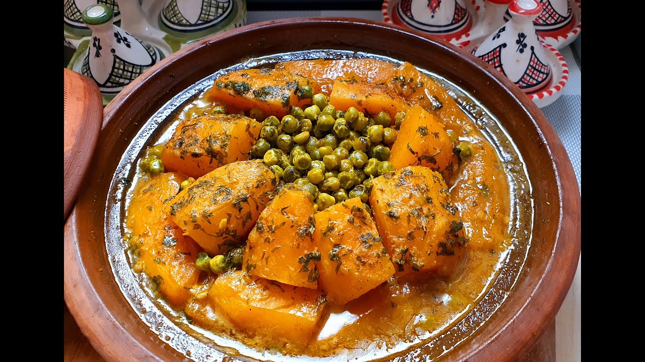 #هاشتاج  تحضير طاجين اللحم بالبطاطا 🍠الحلوة ✅️