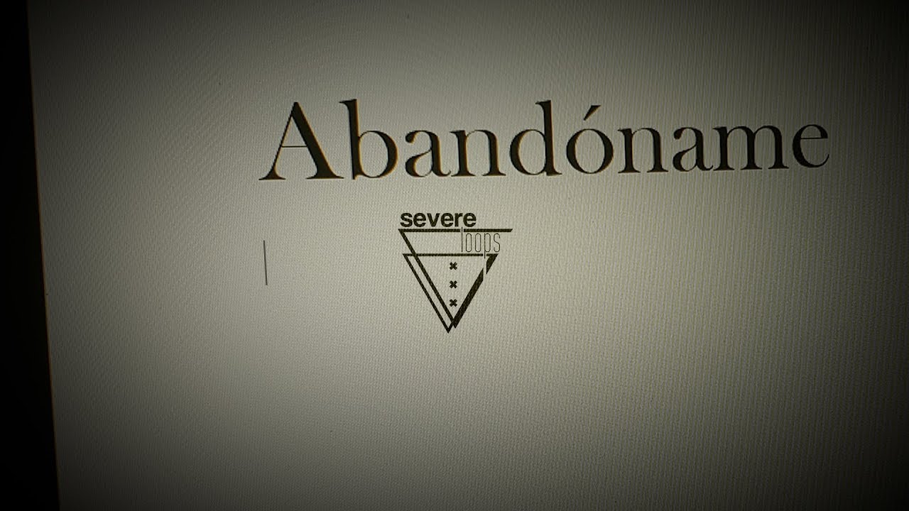 ABANDÓNAME (78 BPM) - Instrumental Hip Hop/base de Rap de USO LIBRE (2019)