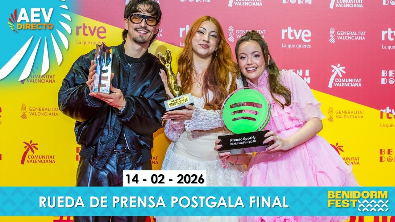 AEV DIRECTO: RUEDA DE PRENSA POST GALA FINAL
