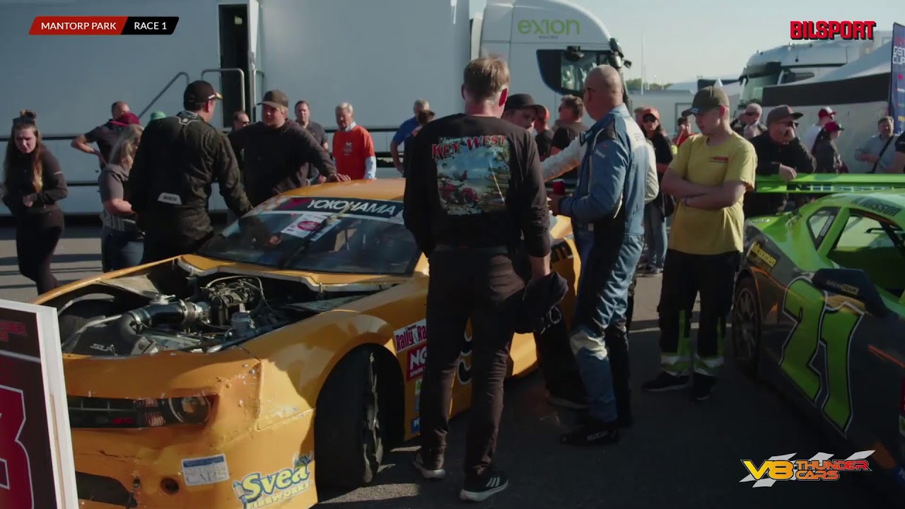 V8 THUNDER CARS | LIVE | GRANDE FINALE  | MANTORP PARK - Race 1