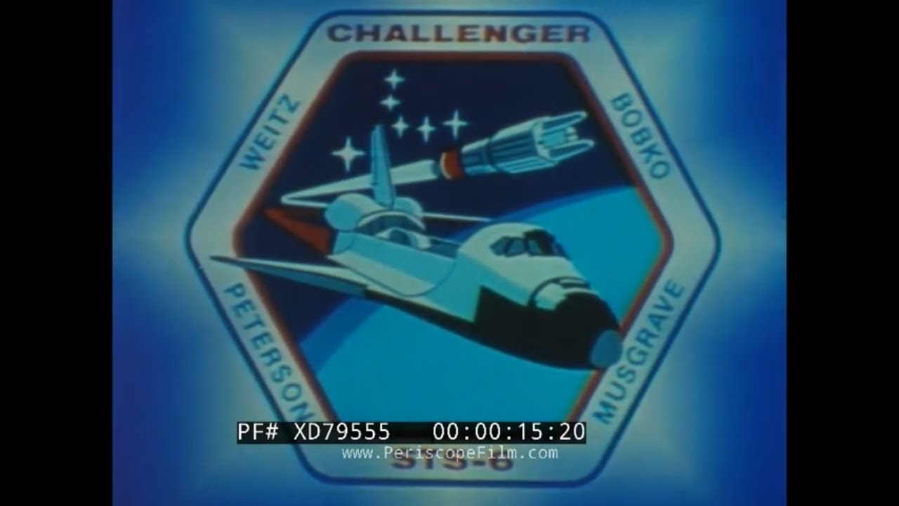 “ CHALLENGER STS-6 MISSION ” 1983 NASA SPACE SHUTTLE TDRS-1 SATELLITE DEPLOYMENT MISSION  XD79555
