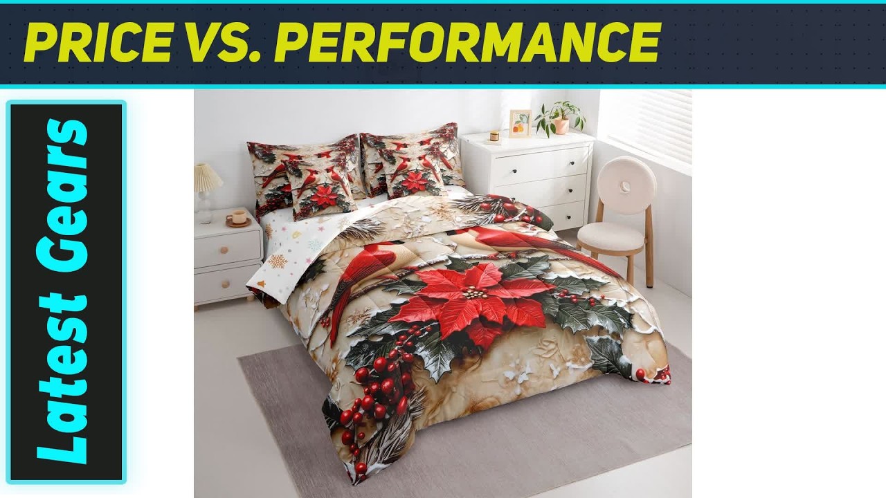 Erose Bridal Cardinal Bedding: Christmas Magic for Your Bedroom!