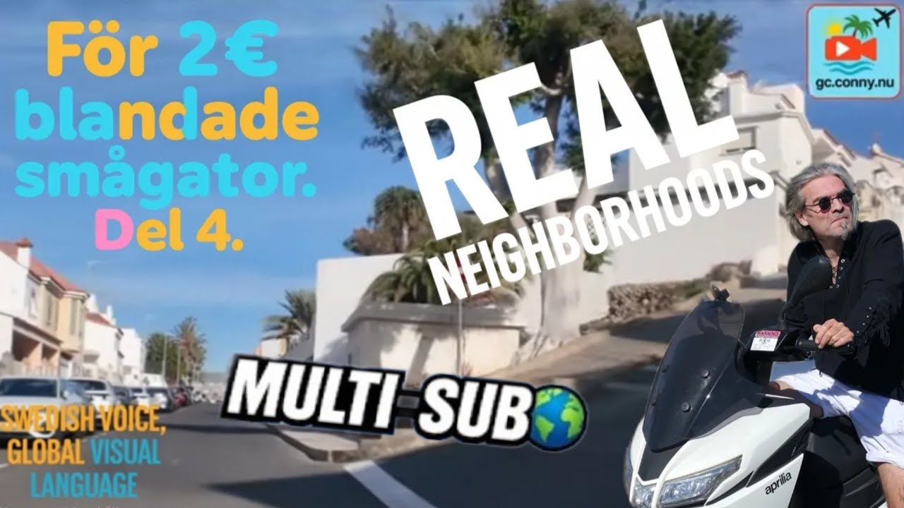 Blandade Smågator Del 4 – Mopedtur genom Maspalomas, Playa del Inglés & okända vägar på Gran Canaria