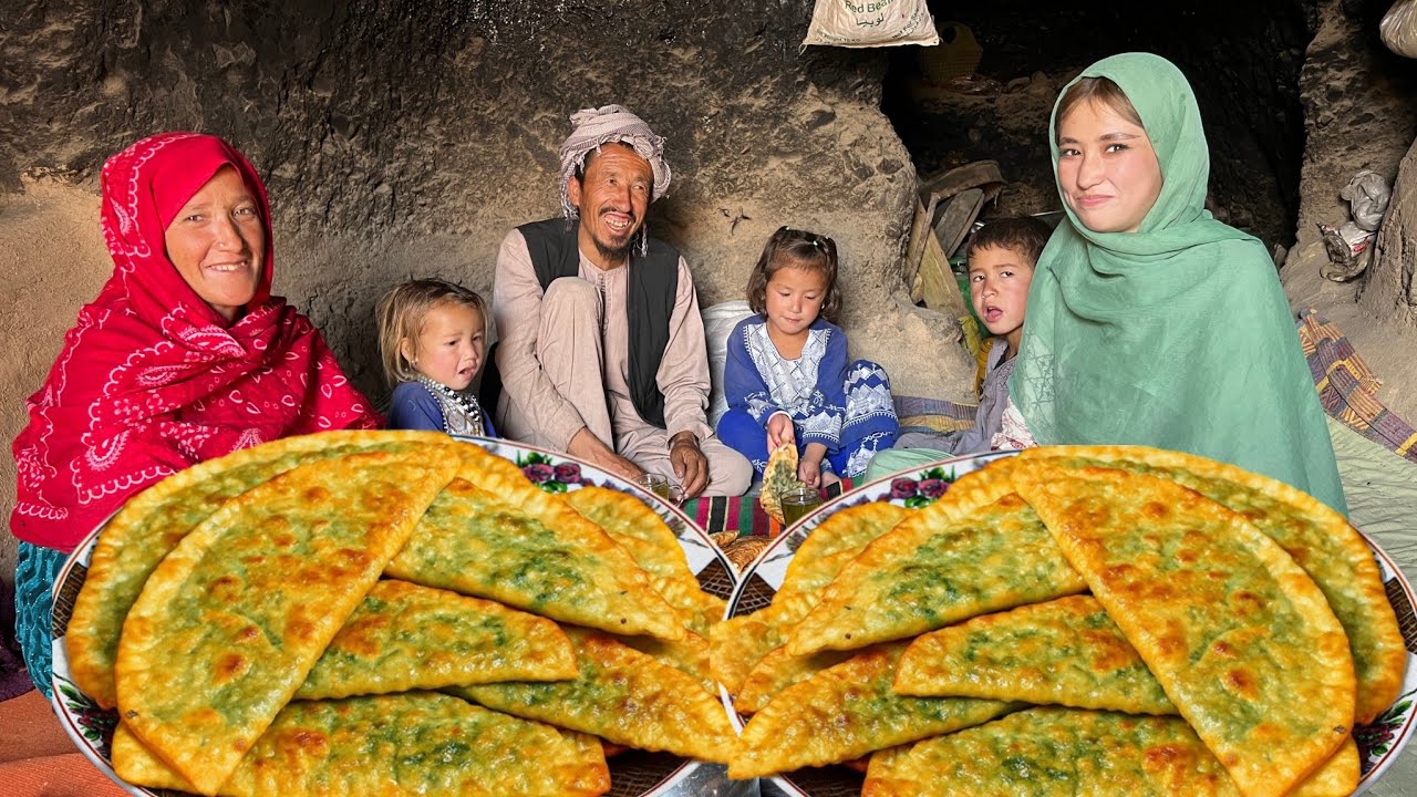 Cooking Bolani Like 3,000 Years Ago — A Taste of the Caveman Life