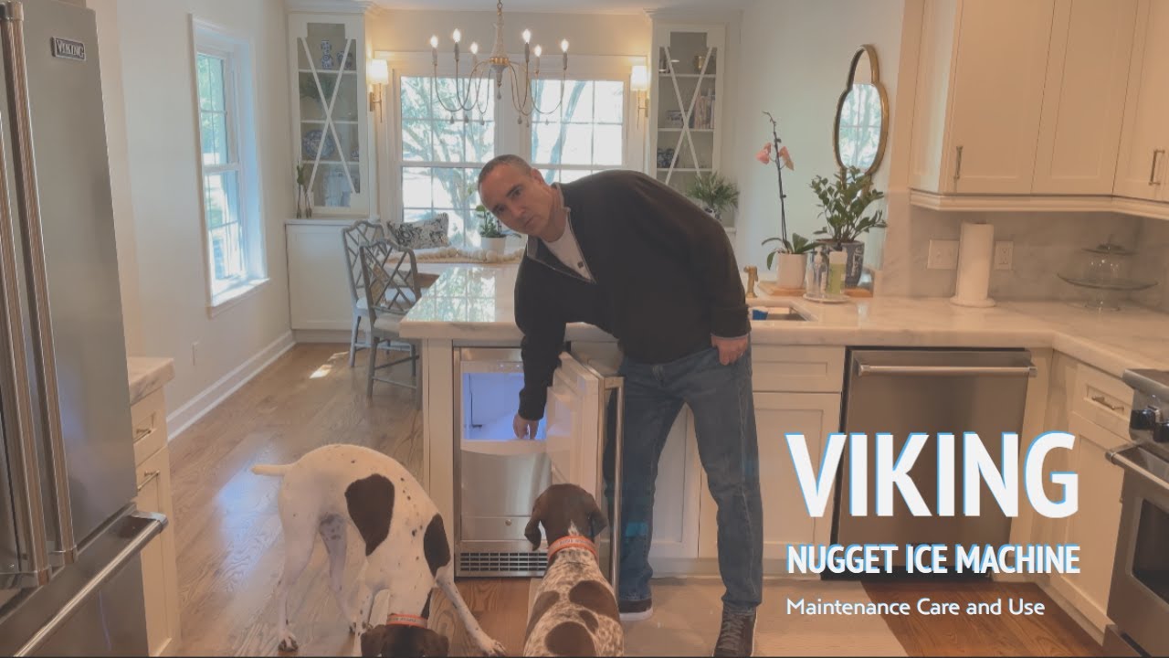 Viking Freestanding Nugget Ice Machine with Drain Pump Review and Maintenance FPNI515