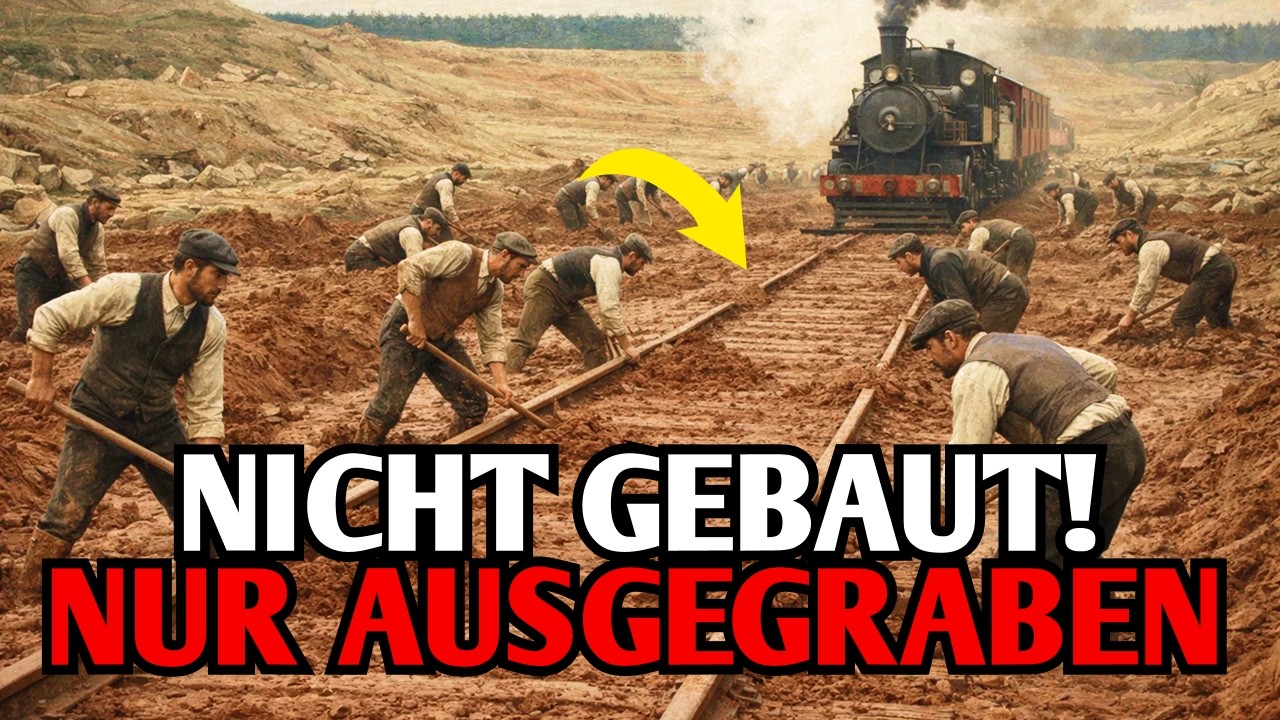 NICHT GEBAUT, SONDERN AUSGEGRABEN! DIE GRÖSSTE LÜGE ÜBER UNSERE EISENBAHNEN!