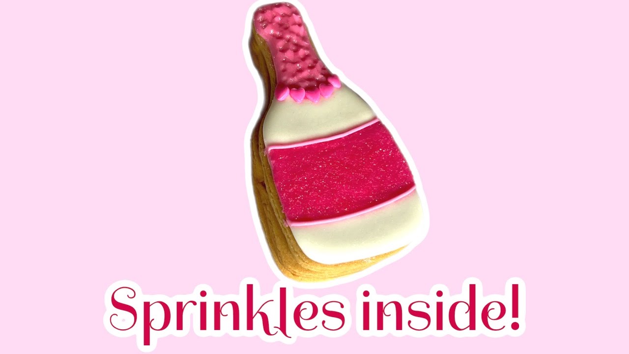 How to Make a Sprinkle Filled Champagne Cookie | Sprinkle Time