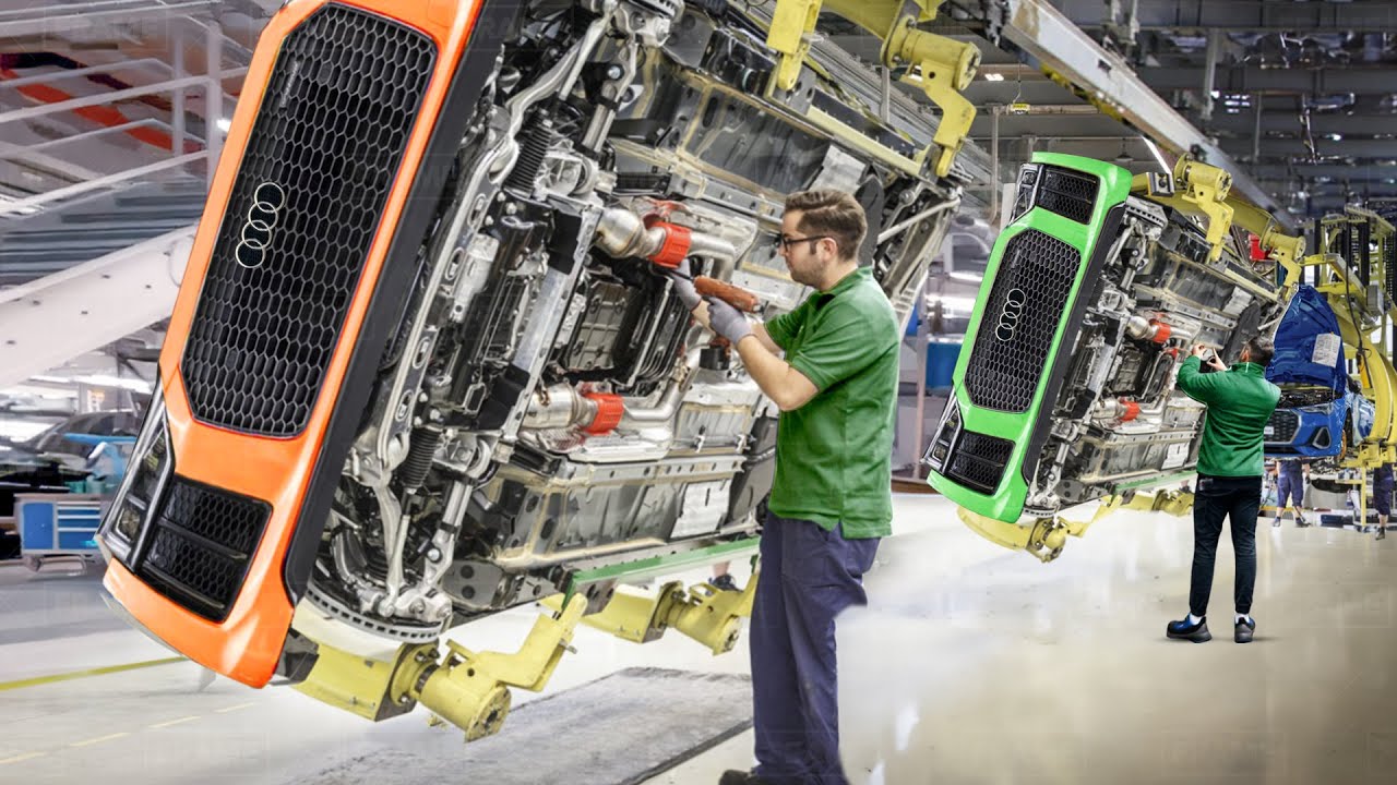 Inside Billion $ German Factory Producing the Powerful Audi R8