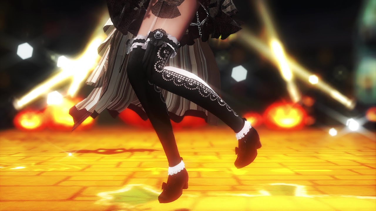 【MMD】魔法少女とチョコレゐト TDA Chocolate Fondue Haku