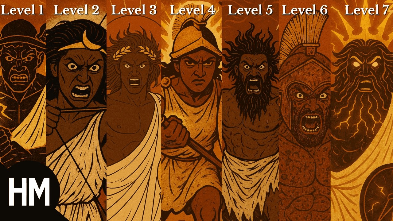 7 Levels of Greek GODS Getting ANGRY | Zeus Destroyed EVERYTHING | Boring Greek Myths For Sleep